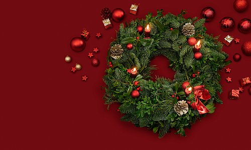 DIY Adventkranz Binden