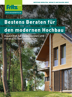 Naturbaustoffbroschüre Fritz Baustoffe