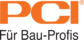 Logo PCI in oranger und schwarzer Schriftfarbe